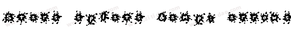 Stars splats & arrows字体转换